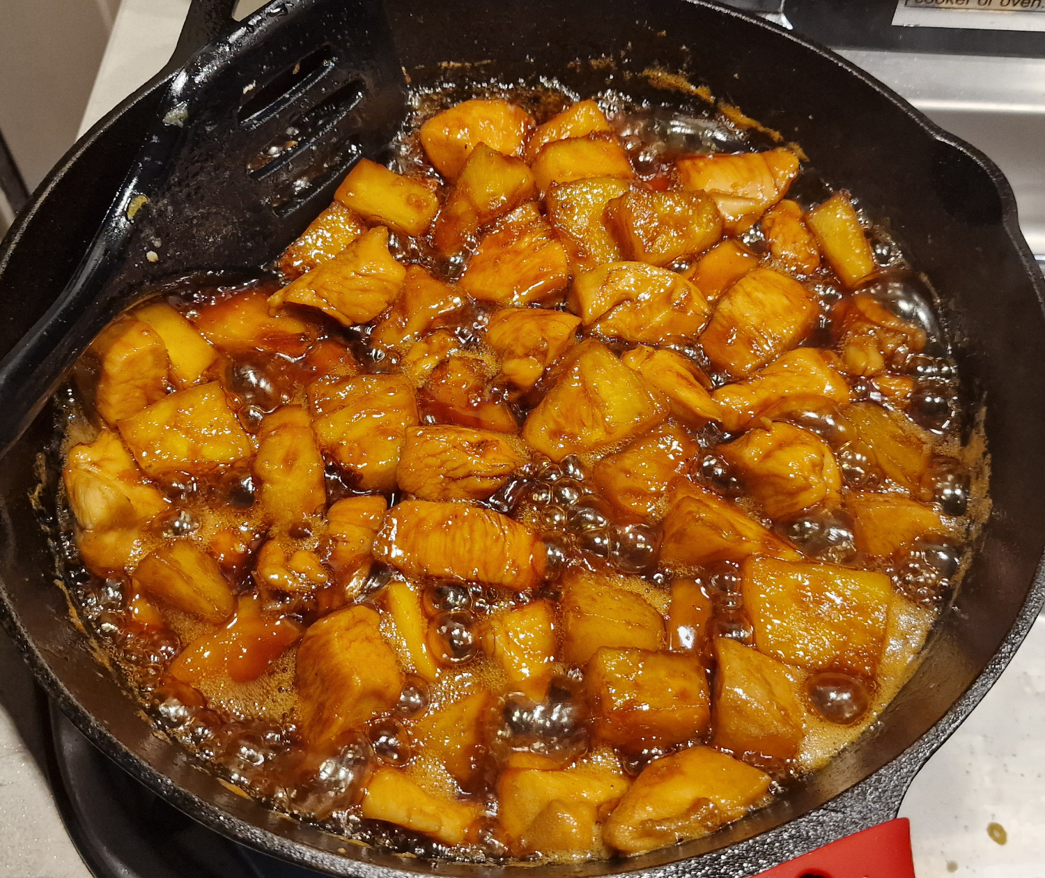 Sticky Sweet and Sour Pineapple Chicken