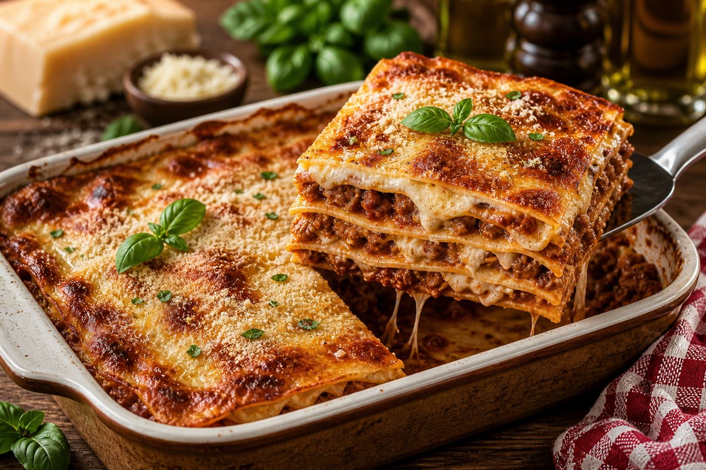 Authentic Lasagna Bolognese
