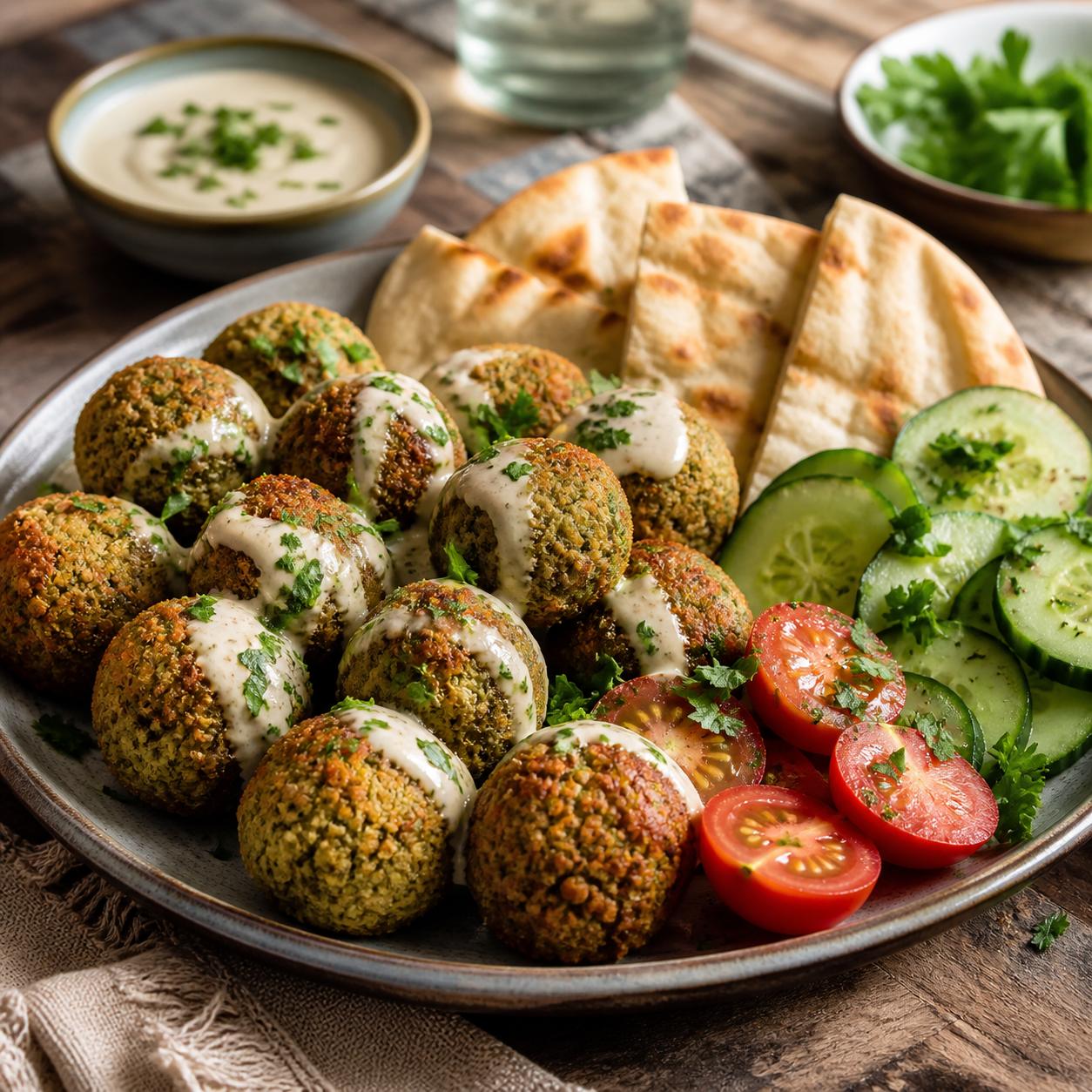 Baked Falafel Bites (Middle East)
