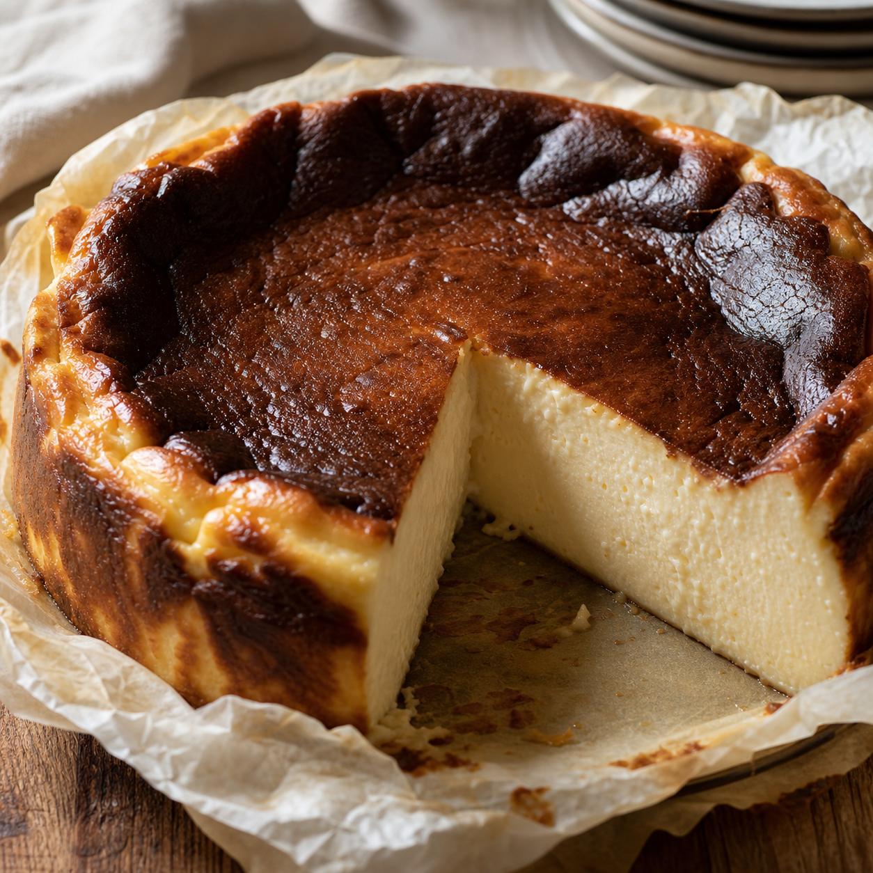 Basque Burnt Cheesecake (Spain)