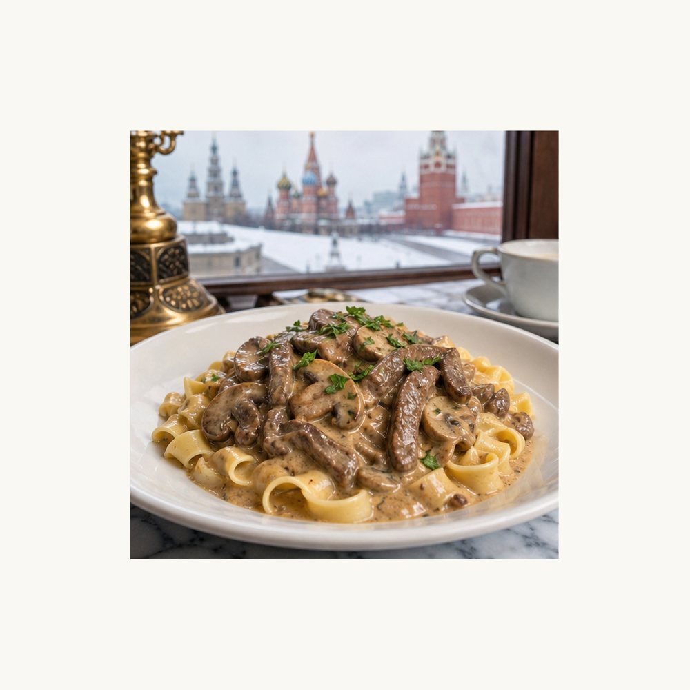 Beef Stroganoff (Russia)