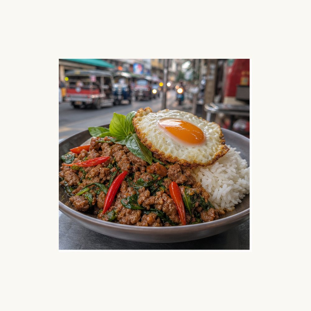 Thai Basil Beef Pad Kra Pao