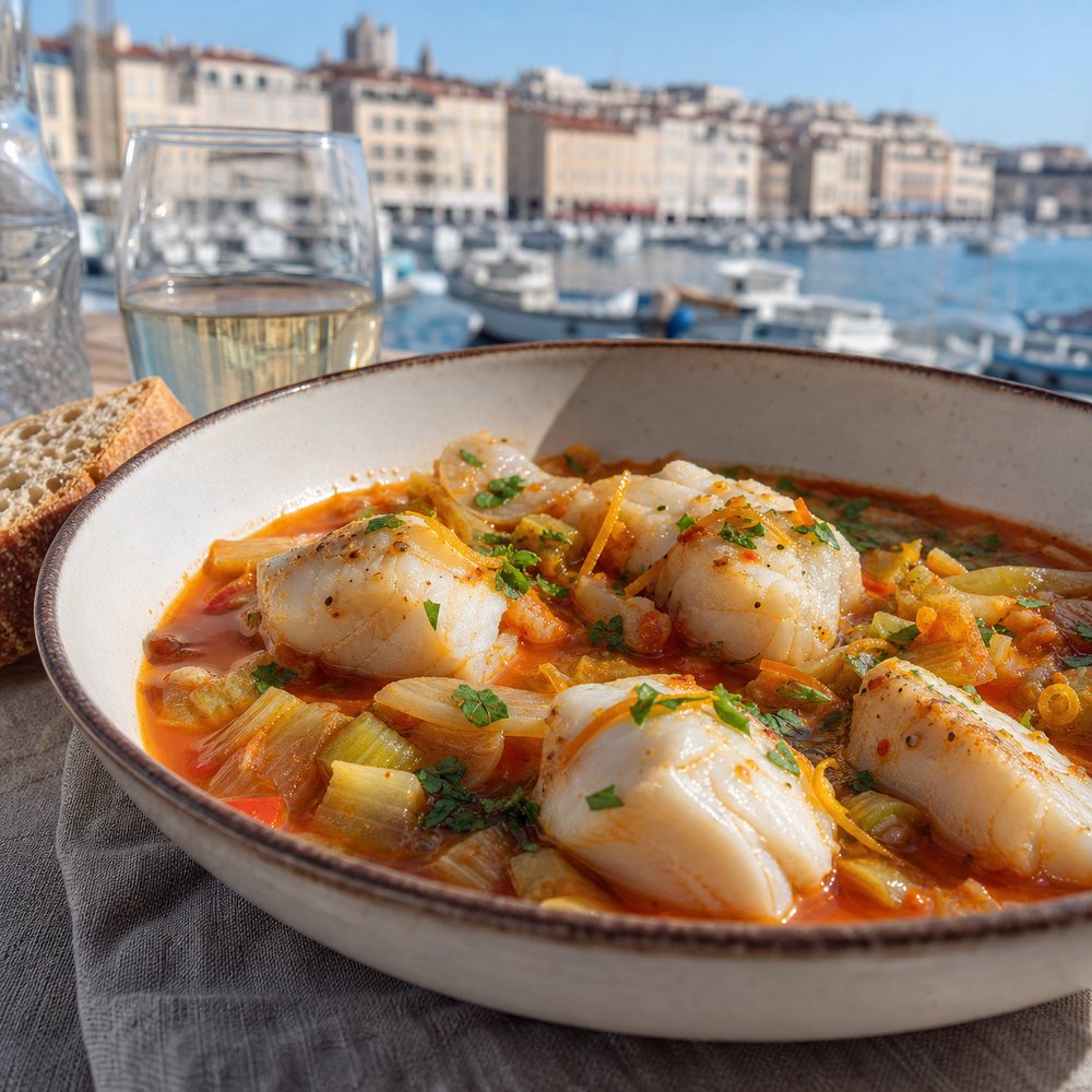 Bouillabaisse-Style Cod (France)