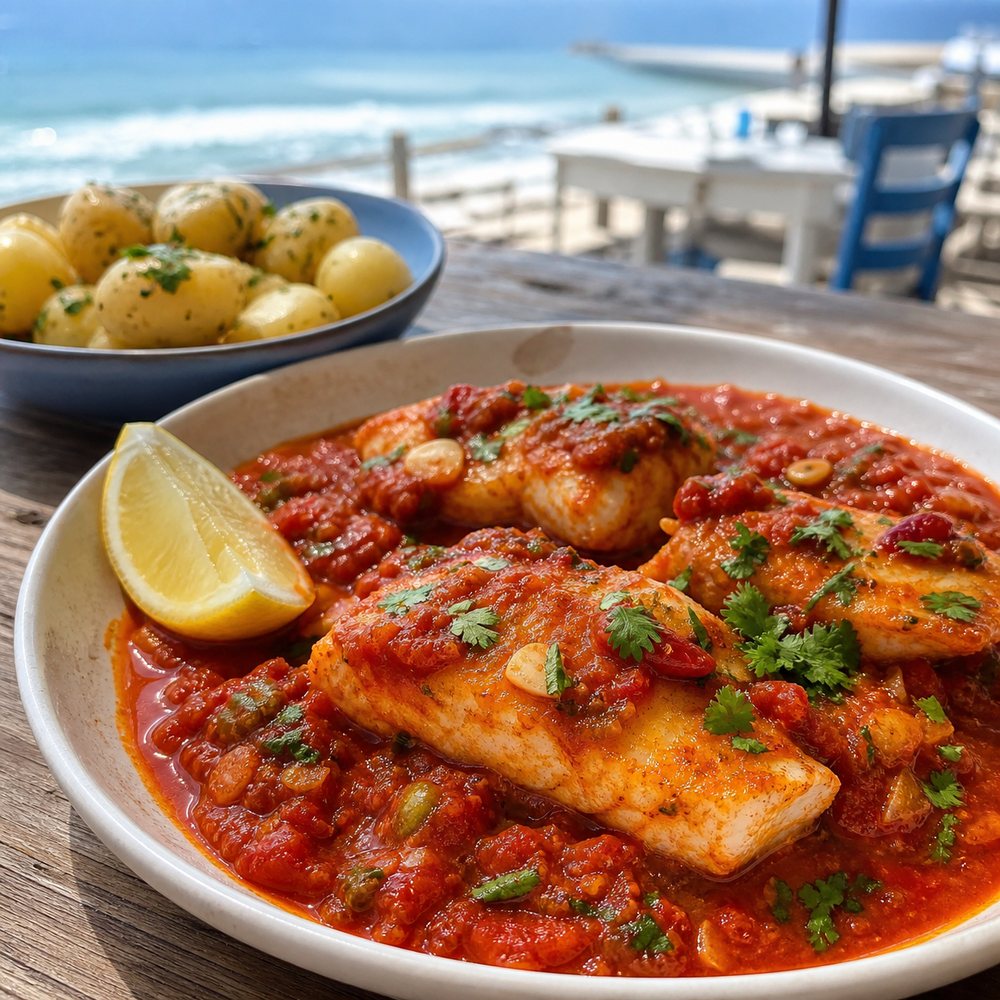Chraime Tomato Chilli Fish (Israel)