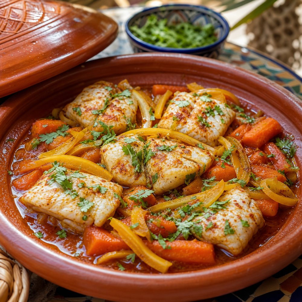 Fish Tagine with Preserved Lemon (Morocco)
