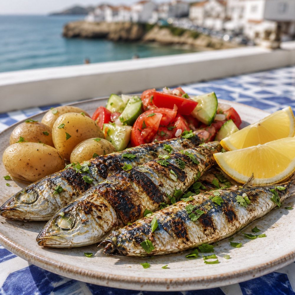 Grilled Sardines with Lemon and Parsley (Portugal)