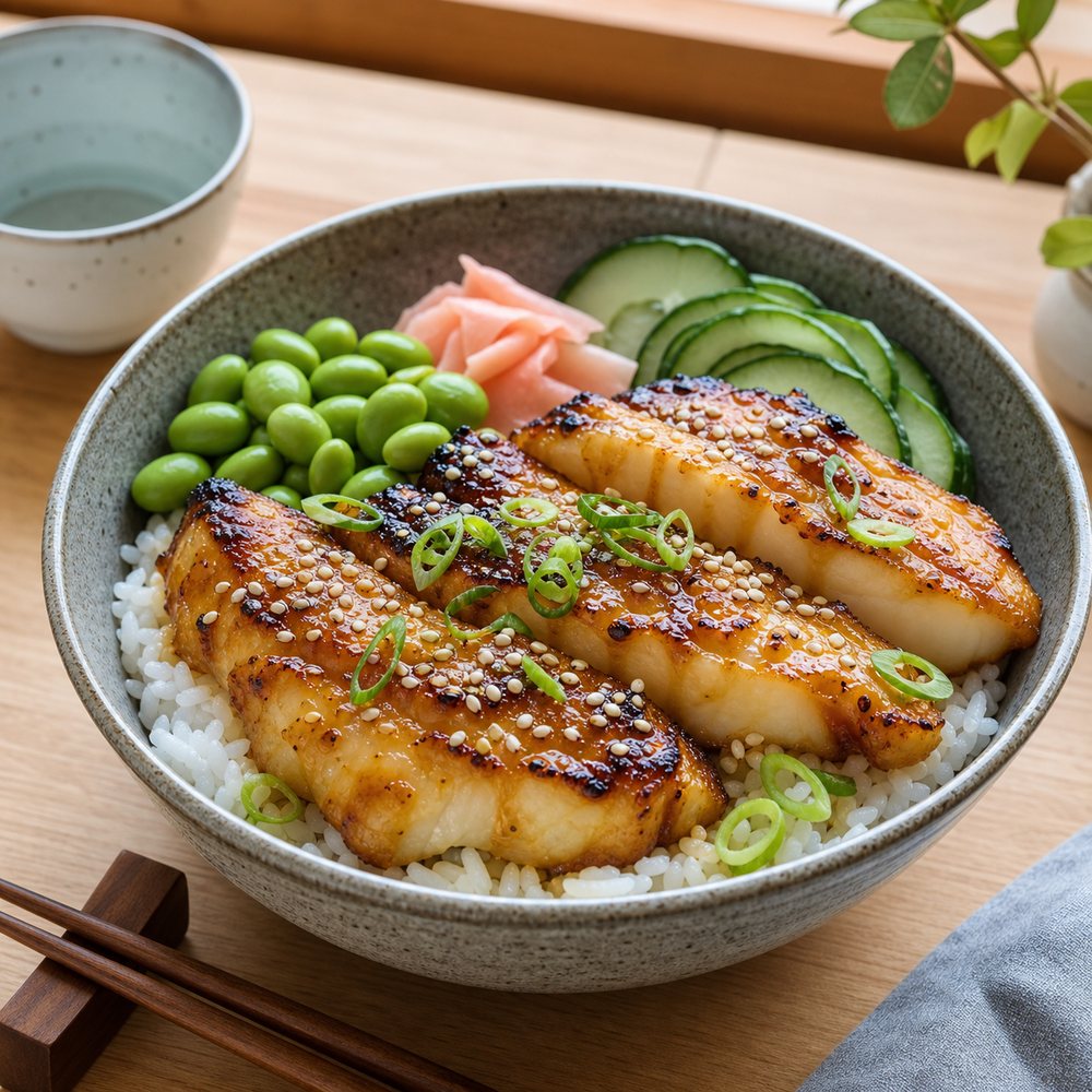 Miso Cod Rice Bowl (Japan)