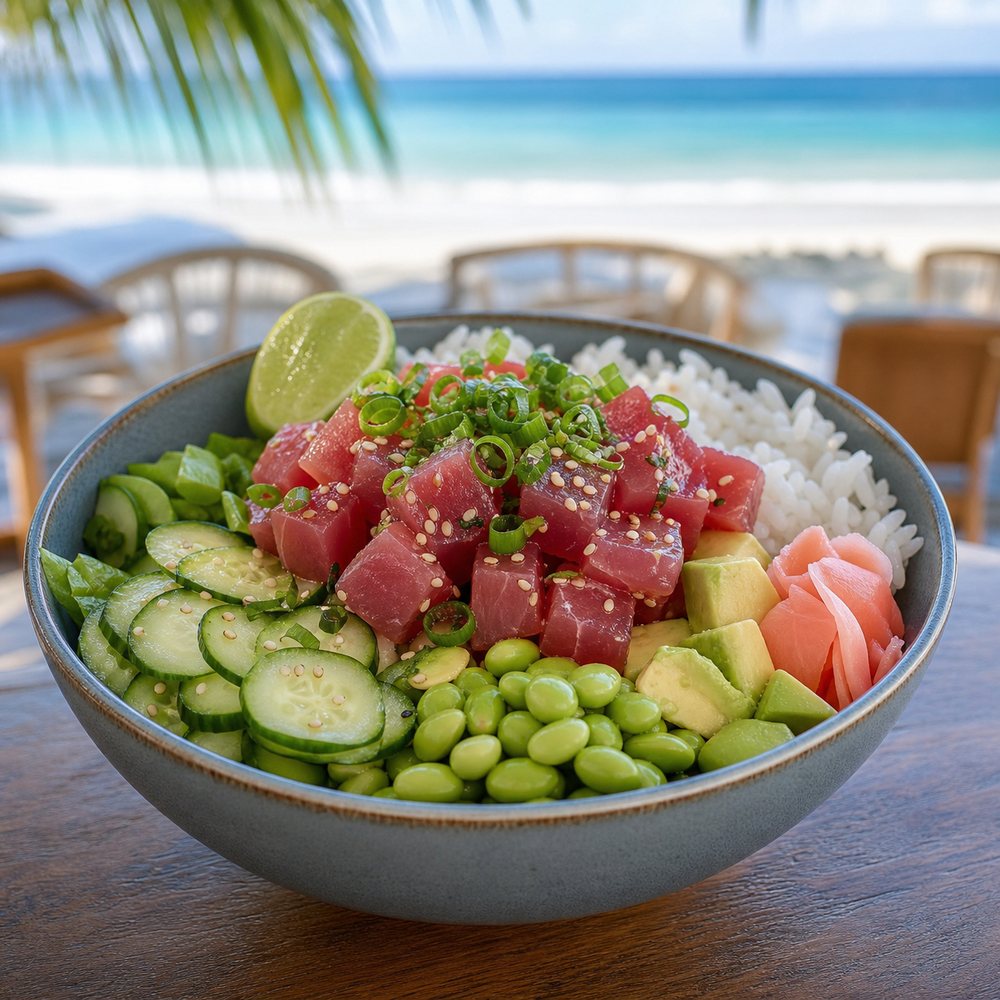 Poke-Style Tuna Rice Bowl (Hawaii)