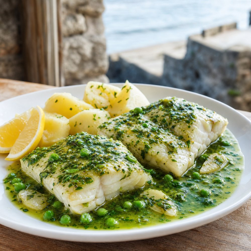 Spanish Hake in Green Sauce