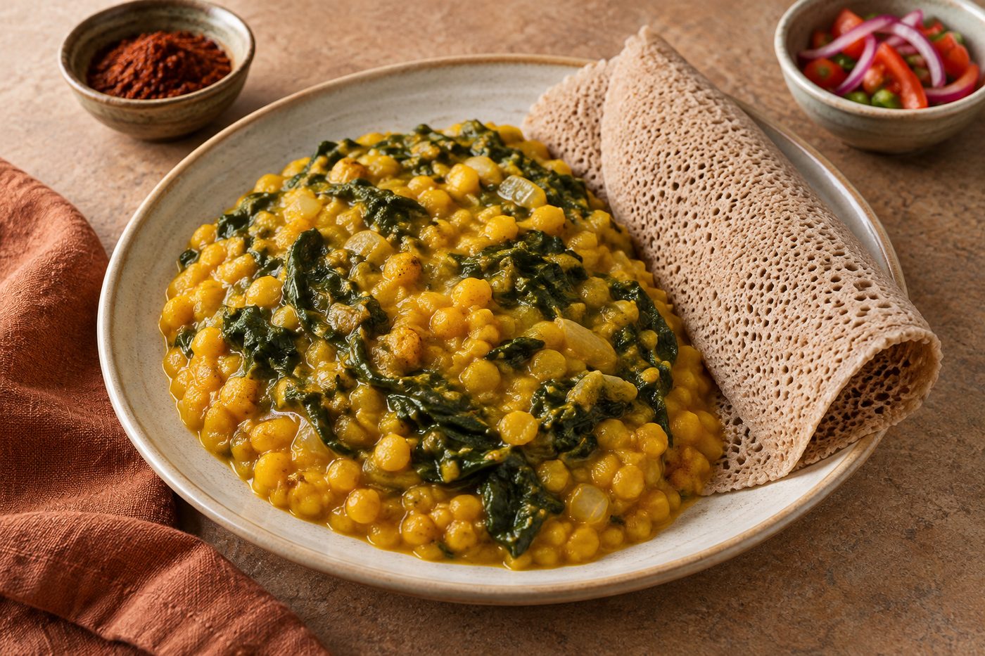 Ethiopian Ginger Split Pea Stew
