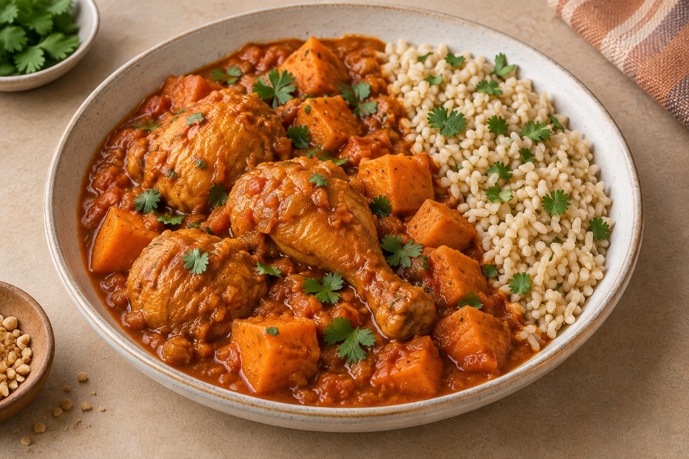 Ghanaian Ginger Groundnut Chicken Stew