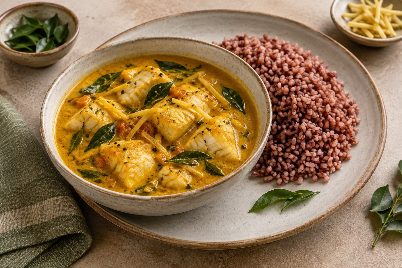Kerala Ginger Fish Curry