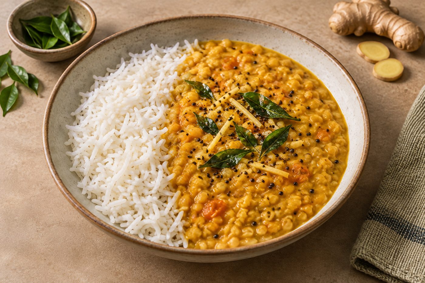 Sri Lankan Ginger Lentil Dal