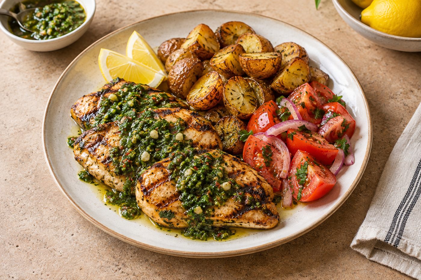 Argentine Lemon Chimichurri Chicken