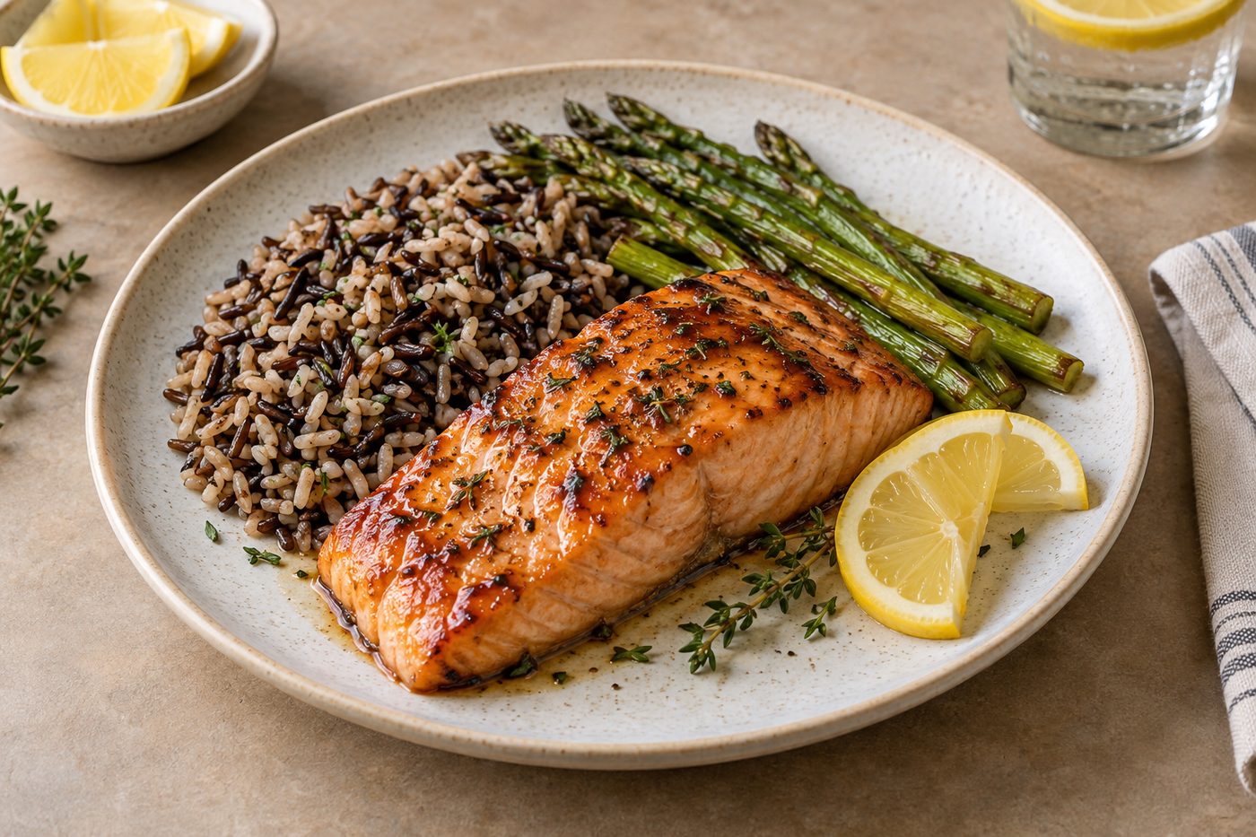 Canadian Maple Lemon Salmon