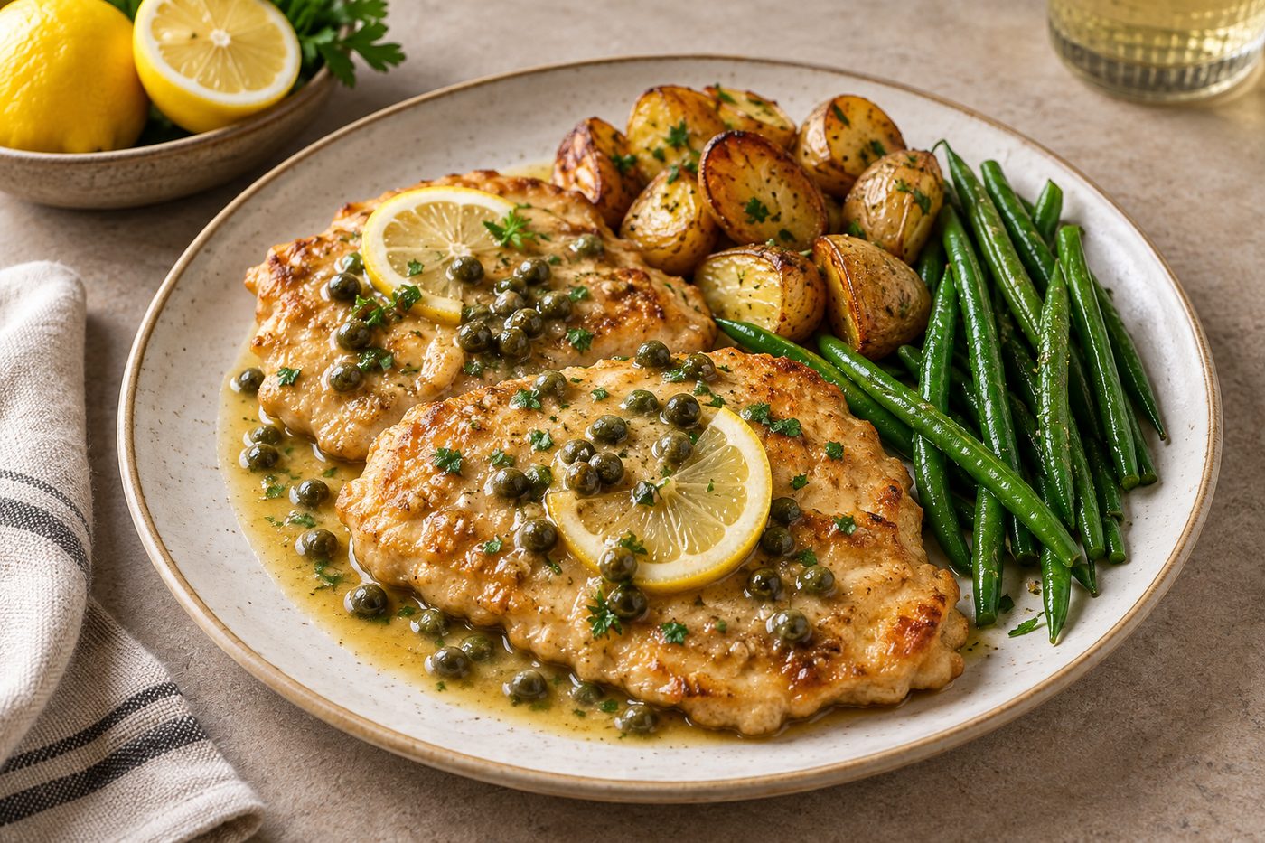 Italian Lemon Chicken Piccata