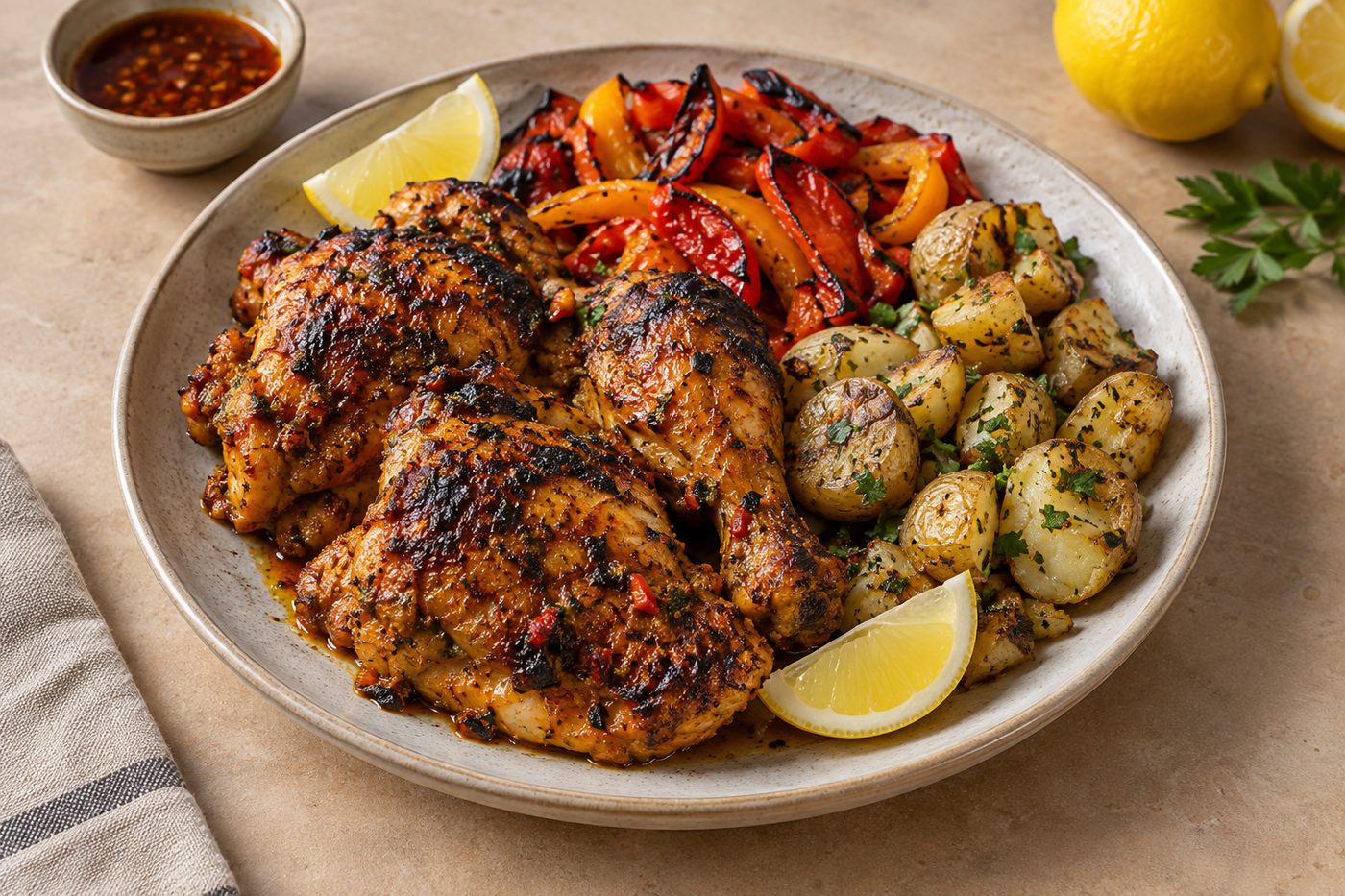 Portuguese Lemon Piri-Piri Chicken